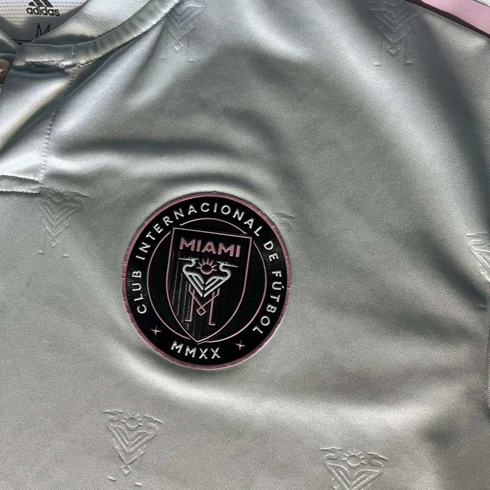 Adidas Jersey Mens Size M White Pink Inter Miami CF Away Soccer